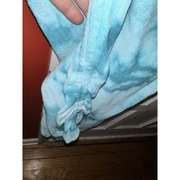 Victoria’s Secret PINK Blue Tie Dye Terry Cloth Side-Cinch Dress XL - Picture 10 of 13